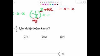 1. dereceden denklemler - Video